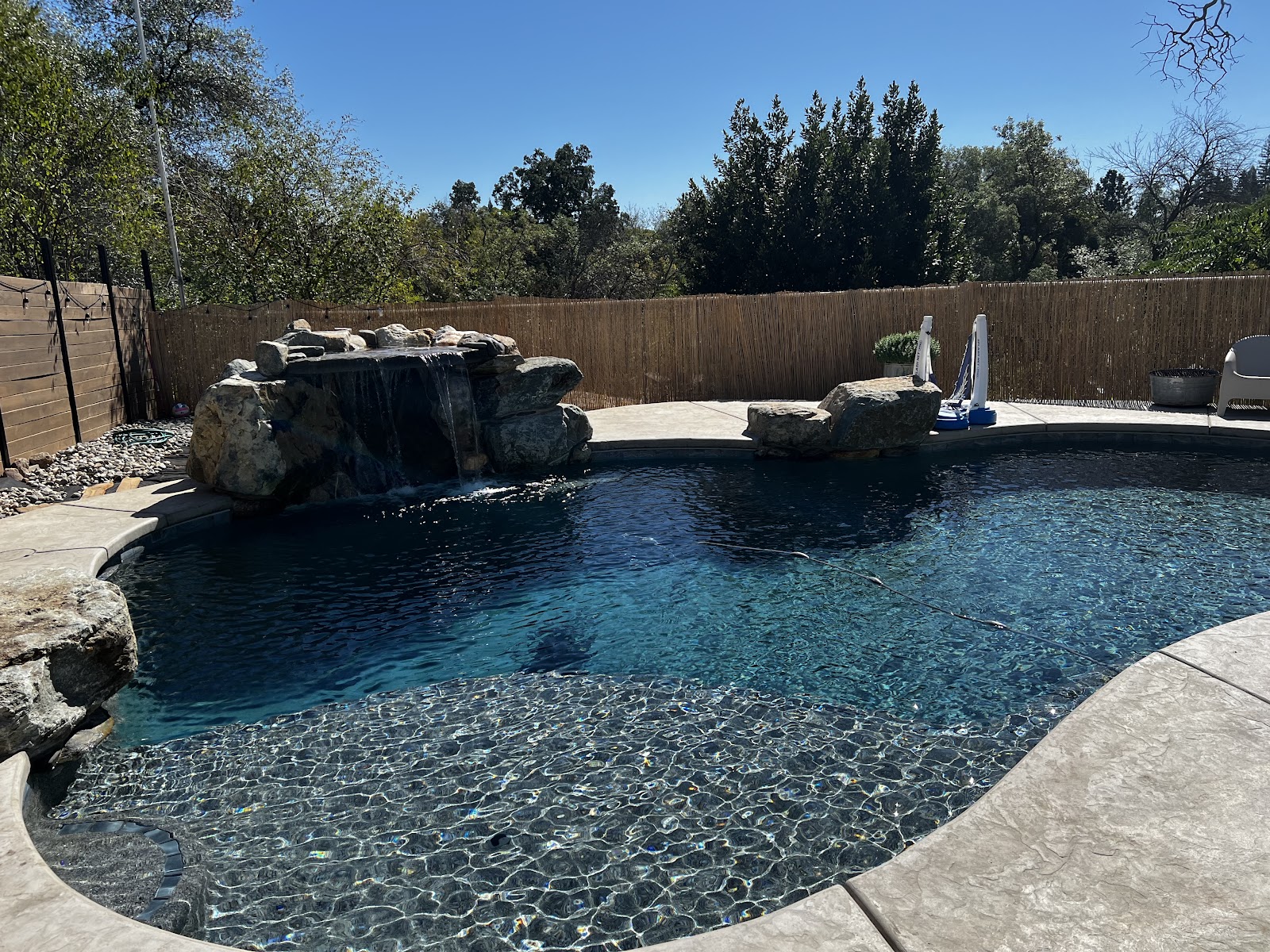 Luxury Saltwater Pool with Smart Lighting